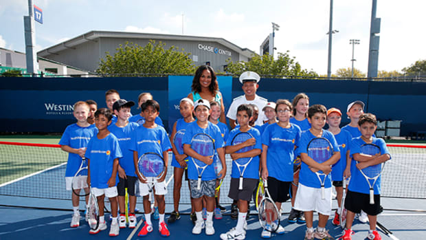 Laila Ali Trades the Boxing Ring for Tennis Court at US Open